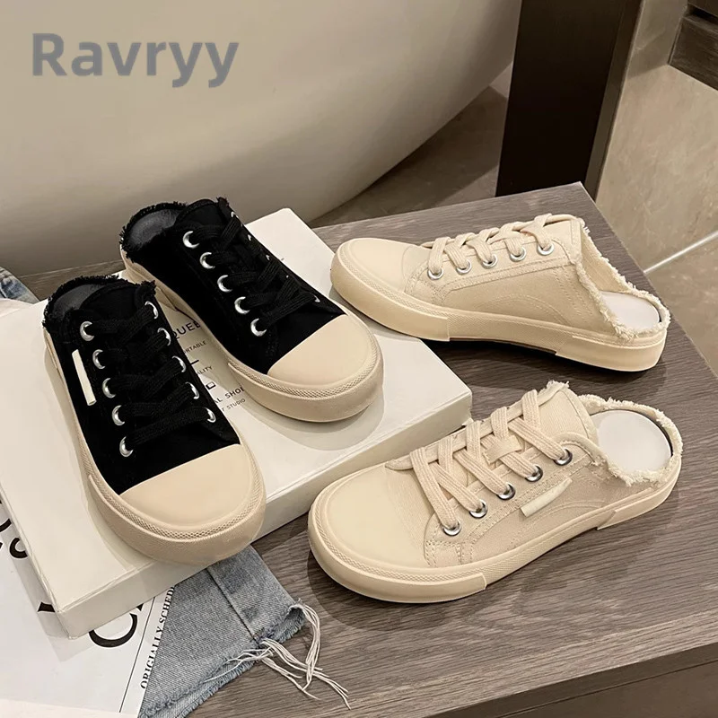 2023 Spring Autumn New Women Canvas Slippers Casual Versatile Small White Shoes Round Toe Lace Up Flat Bottom Canvas Shoes
2023 Spring Autumn New Women Canvas Slippers Casual Versatile Small White Shoes Round Toe Lace Up Flat Bottom Canvas Shoes