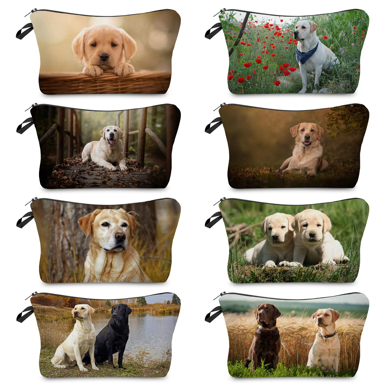 Labrador Retriever Print Women's Cosmetic Bag Cute Dog Lady Travel Mini Makeup Organizer Bag Outdoor Beach Portable Toiletry Kit
Labrador Retriever Print Women's Cosmetic Bag Cute Dog Lady Travel Mini Makeup Organizer Bag Outdoor Beach Portable Toiletry Kit