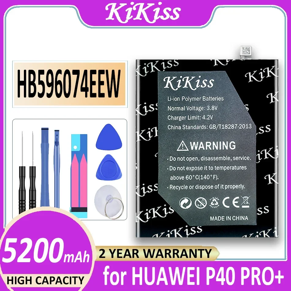 Original KiKiss Battery HB596074EEW 5200mAh for HUAWEI P40PRO P40 PRO+ Mobile Phone Bateria
Original KiKiss Battery HB596074EEW 5200mAh for HUAWEI P40PRO P40 PRO+ Mobile Phone Bateria