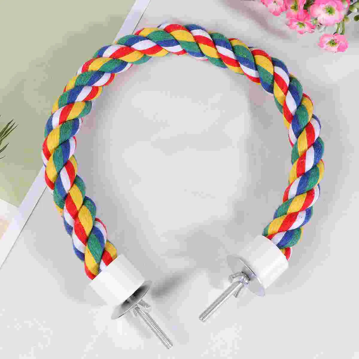 Bird Spiral Rope Perch, Cotton Parrot Swing Climbing Standing Toys Parrot Climbing Rope Bird Stand ( 40cm )
Bird Spiral Rope Perch, Cotton Parrot Swing Climbing Standing Toys Parrot Climbing Rope Bird Stand ( 40cm )