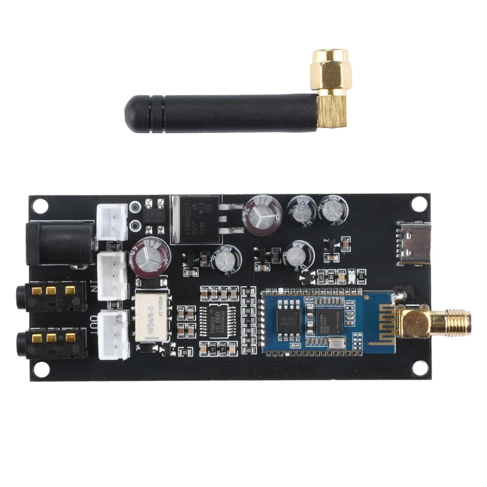 

QCC3034 Bluetooth 5,1 плата декодирования без потерь PCM5102A модифицированный усилитель аудио «сделай сам» с поддержкой нулевого шума APTX Φ SBC AAC