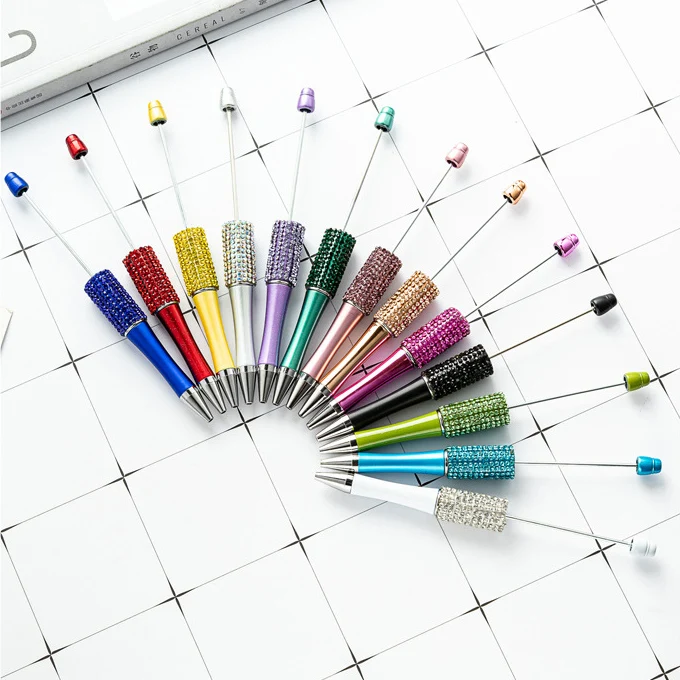 40pcs Diamond Beaded Pen DIY Colorful Beadable Ballpoint Pens Student Stationery Pens for Writing School Office Supplies
40pcs Diamond Beaded Pen DIY Colorful Beadable Ballpoint Pens Student Stationery Pens for Writing School Office Supplies