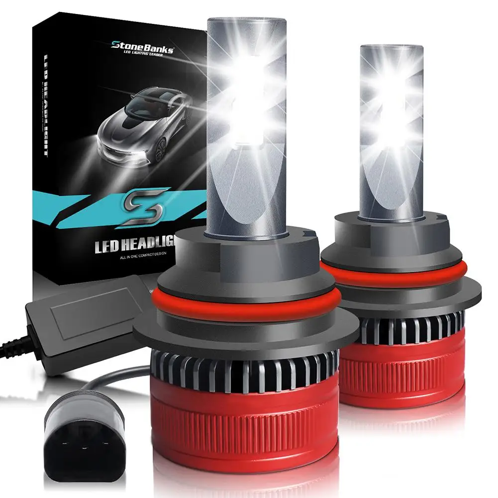H4 H7 LED Bulbs 6000LM 6500K Ultra Bright H11 H13 9004 9005 9006 9007 LED Headlight Conversion Kit 12V Universal Pack Of 2
H4 H7 LED Bulbs 6000LM 6500K Ultra Bright H11 H13 9004 9005 9006 9007 LED Headlight Conversion Kit 12V Universal Pack Of 2