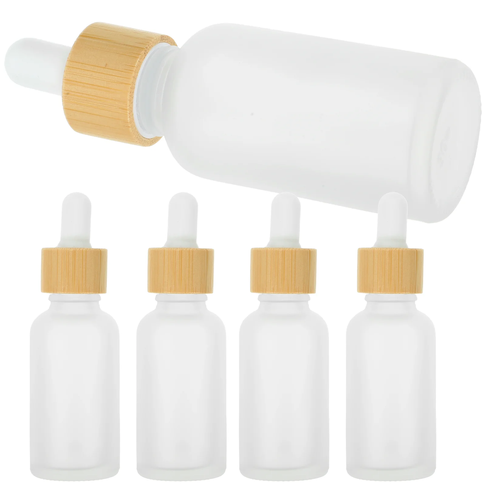 5 Pcs Glass Dropper Bottle with Bamboo Lid Liquid for Electronic Essential Oil Bottles Multifunction Travel
5 Pcs Glass Dropper Bottle with Bamboo Lid Liquid for Electronic Essential Oil Bottles Multifunction Travel