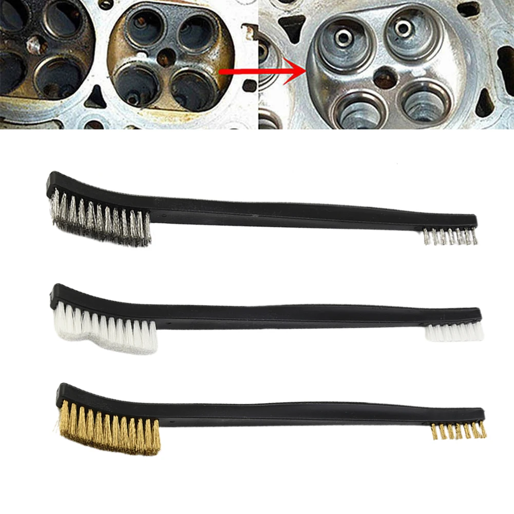 1pc Wire Brush Stainless Steel Copper Nylon Cleaning Brushes Metal Remove Rust Polishing Metal Brushes Cleaning Light Scrubbing
1pc Wire Brush Stainless Steel Copper Nylon Cleaning Brushes Metal Remove Rust Polishing Metal Brushes Cleaning Light Scrubbing