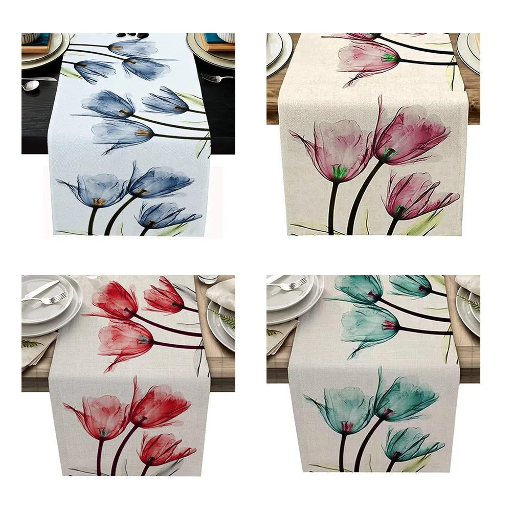 Tulip Table Runner Ink Botanical Floral Printed Linen Table Runner 13x70In Kitchen Dinner Tulip Flower Table Runners Table Decor
Tulip Table Runner Ink Botanical Floral Printed Linen Table Runner 13x70In Kitchen Dinner Tulip Flower Table Runners Table Decor