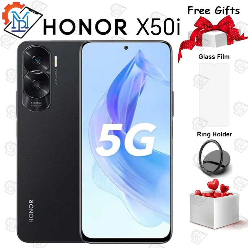 

New Original Honor X50i 6.7" 90Hz Screen Dimensity 6020 Octa Core MagicOS 7.1 Battery 4500mAh Smartphone