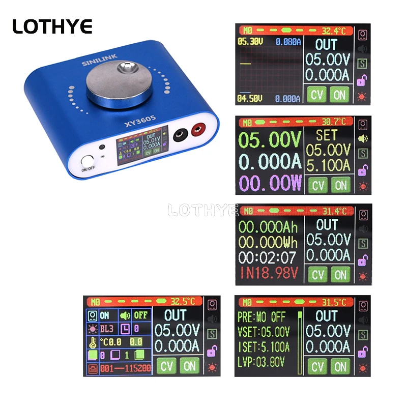 180W 36V Buck Boost Converter WIFI Digital Control 5.1A DC Adjustable Regulated Power Supply LCD Screen Remote Control XY3605
180W 36V Buck Boost Converter WIFI Digital Control 5.1A DC Adjustable Regulated Power Supply LCD Screen Remote Control XY3605