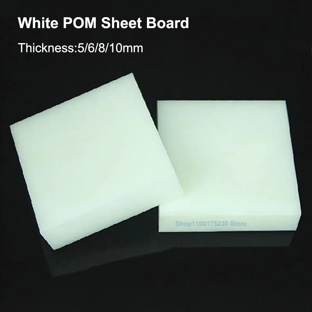 White POM Sheet Board Thickness 5/6/8/10mm Hard Plastic Polyoxymethylene Plate For CNC Model Board DIY Raw Material
White POM Sheet Board Thickness 5/6/8/10mm Hard Plastic Polyoxymethylene Plate For CNC Model Board DIY Raw Material