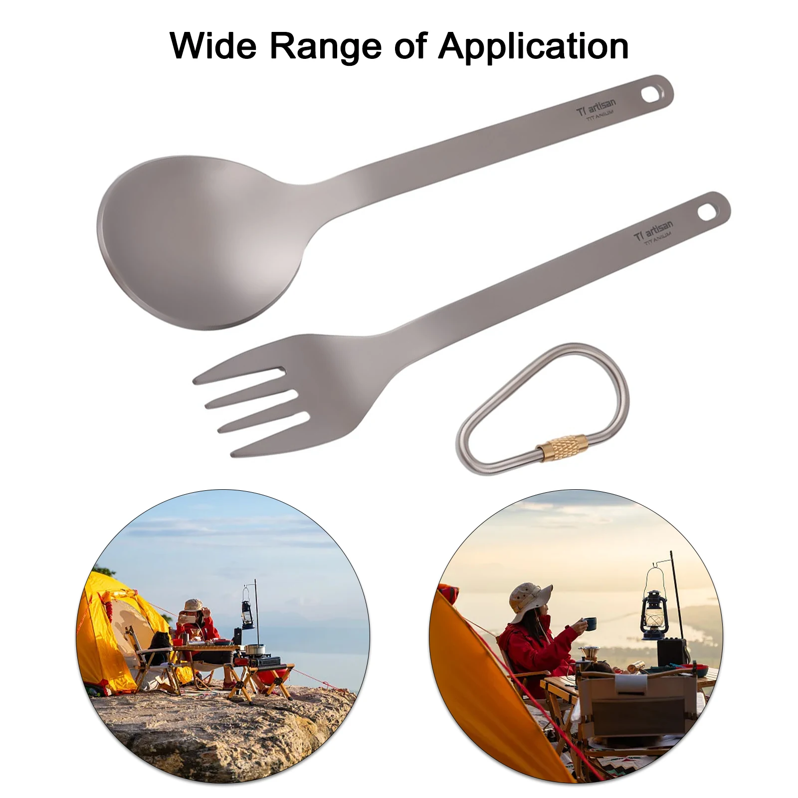 1pc Titanium Dinner Fork With Spoon Clip Flatware Cutlery Set For Home Backpacking Camping Hiking Picnic Outdoor Tableware
1pc Titanium Dinner Fork With Spoon Clip Flatware Cutlery Set For Home Backpacking Camping Hiking Picnic Outdoor Tableware