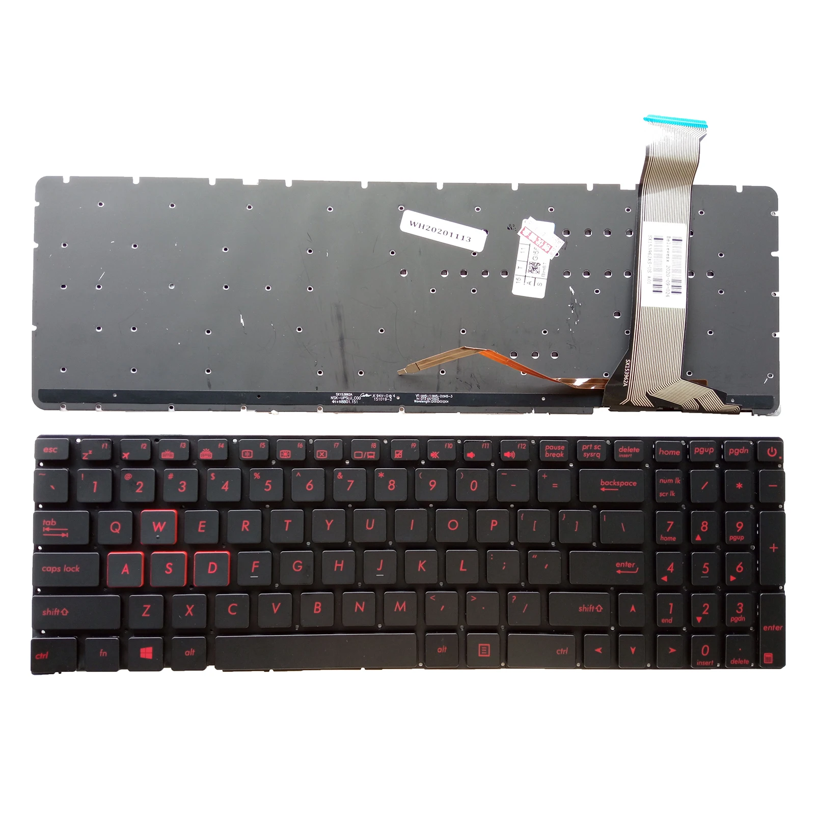 New For ASUS GL552 GL552J GL552JX GL552V GL552VL GL552VX US backlit keyboard RED
New For ASUS GL552 GL552J GL552JX GL552V GL552VL GL552VX US backlit keyboard RED