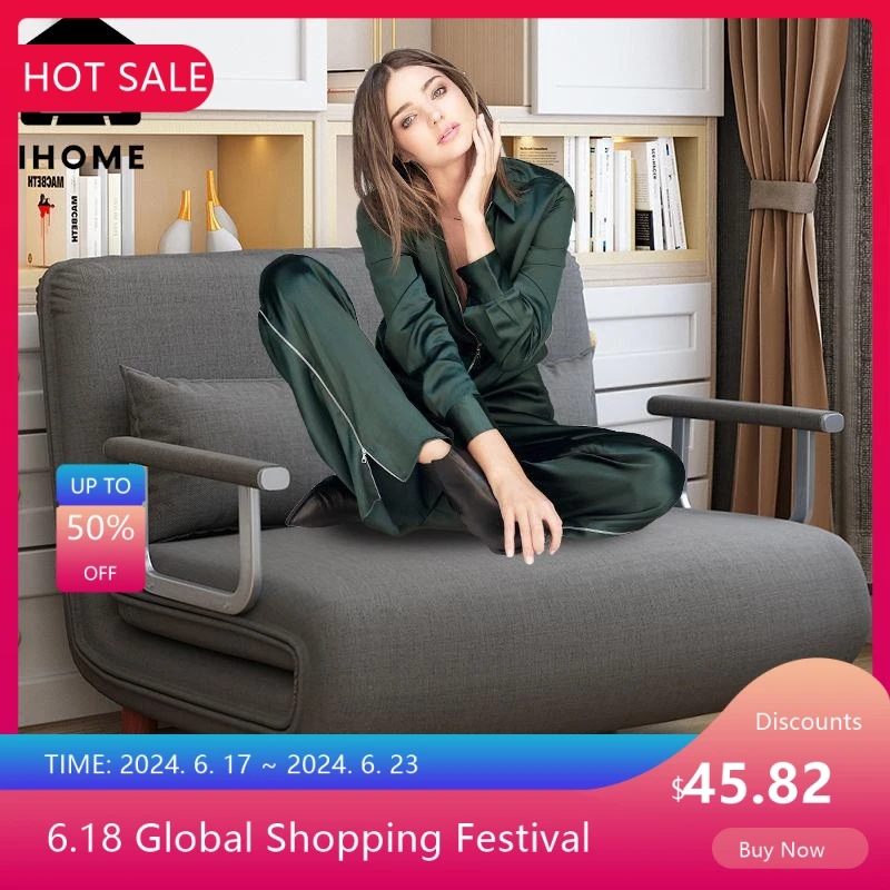 IHOME Double Grey Simple Folding Sofa Bed Apartment Small Family Simple Reclining Chair Single Folding Sofa Bed New Dropshopping
IHOME Double Grey Simple Folding Sofa Bed Apartment Small Family Simple Reclining Chair Single Folding Sofa Bed New Dropshopping