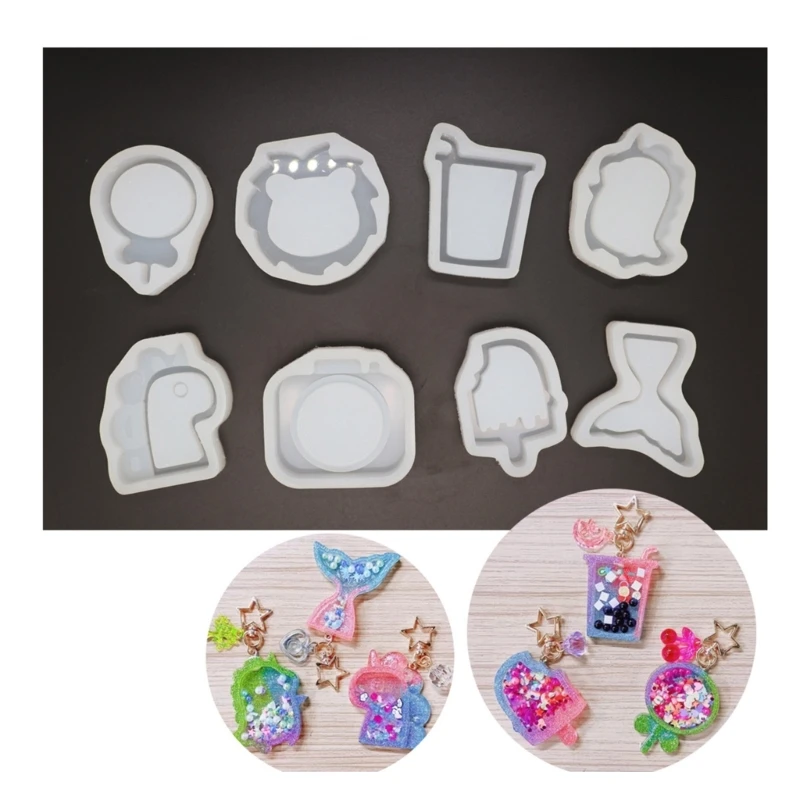 

Resin Shaker Mold Bear Lollipop DIY Silicone Molds Epoxy Casting Tool Keychain Pendant Jewelry Making Decor Dropship