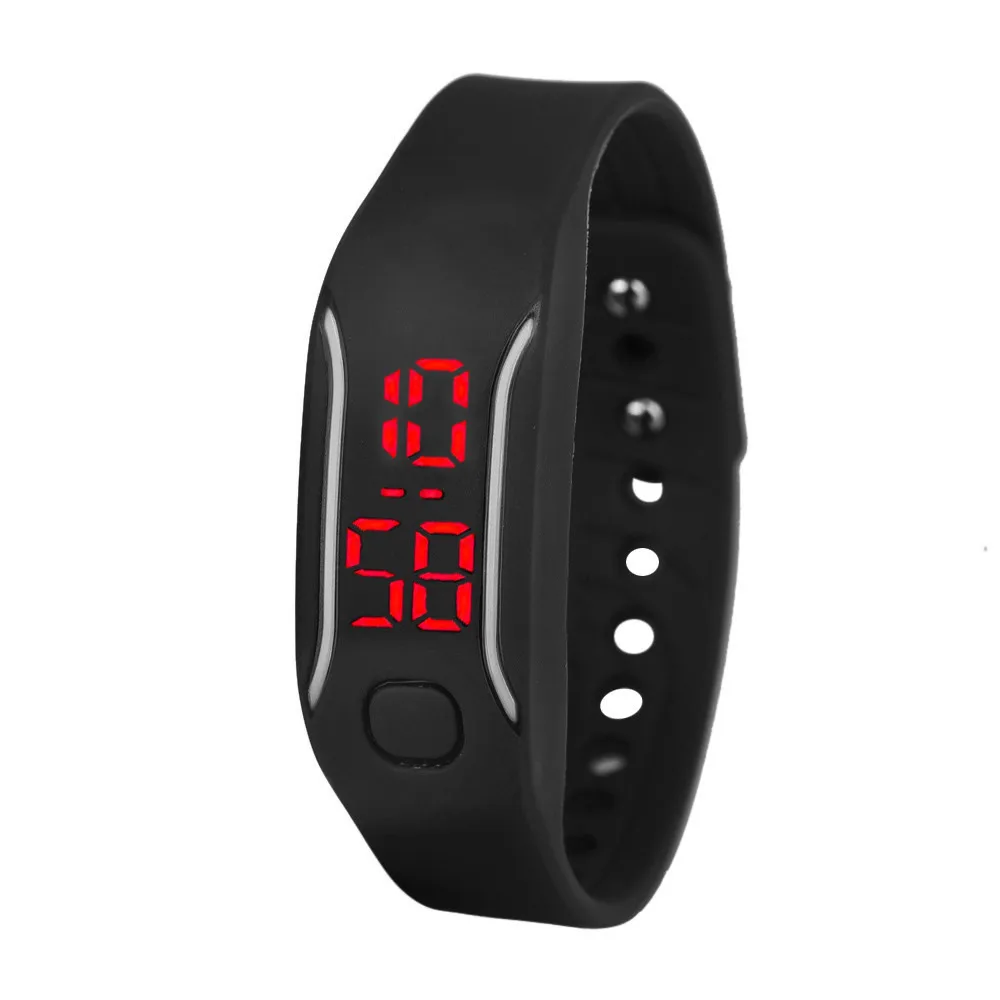 

Minimalist Sports Style Women'S Watch Mens Womens Silicone Led Watch Date Bracelet Digital Wrist Watch Women'S Casual Clock