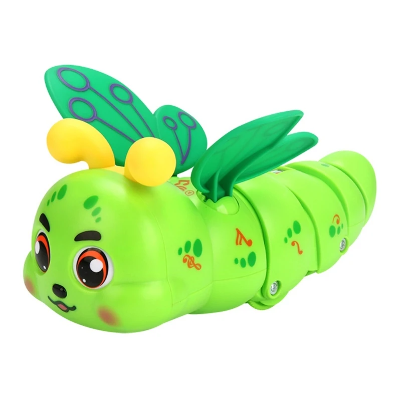 

Funny Butterfly Electronic Toy Musical Crawling Light up Electric Pet Street Stall Vending Gadgets Gift