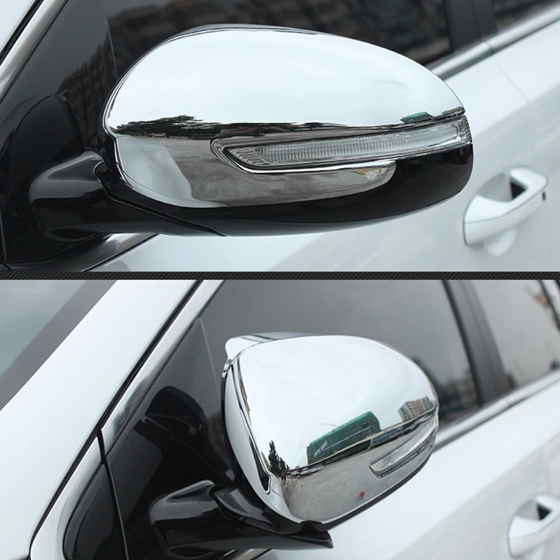 

ABS Chrome Car side door rearview mirror cover Trim Car Styling For Kia Sportage 4 QL KX5 2016 2017 2018 2019 2020 accessories