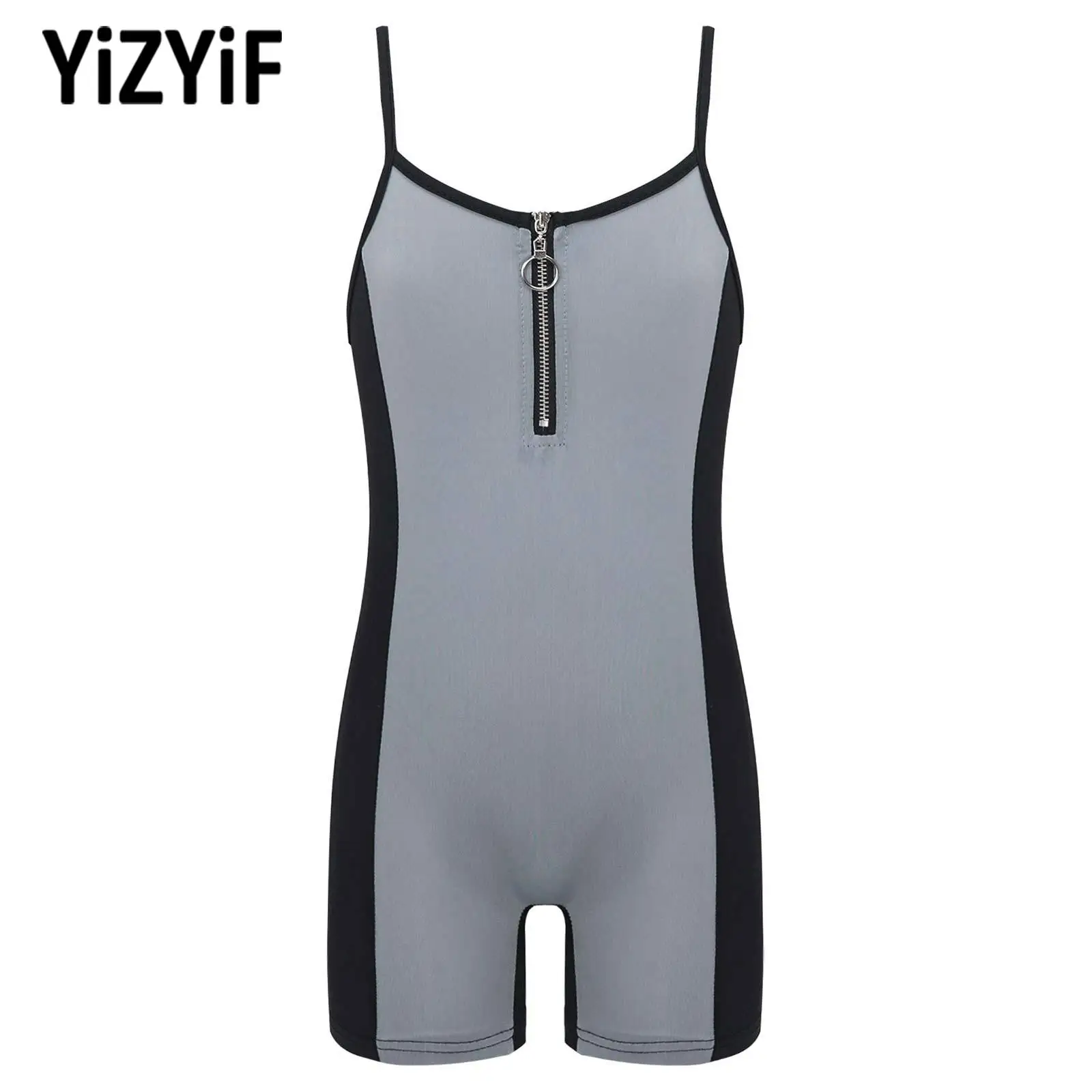 Fashion Kids Girls Color Blocked Cami Romper Casual Outfits Sleeveless Spaghetti Straps Quarter Zip Jumpsuit Bodysuit Home Wear
Fashion Kids Girls Color Blocked Cami Romper Casual Outfits Sleeveless Spaghetti Straps Quarter Zip Jumpsuit Bodysuit Home Wear