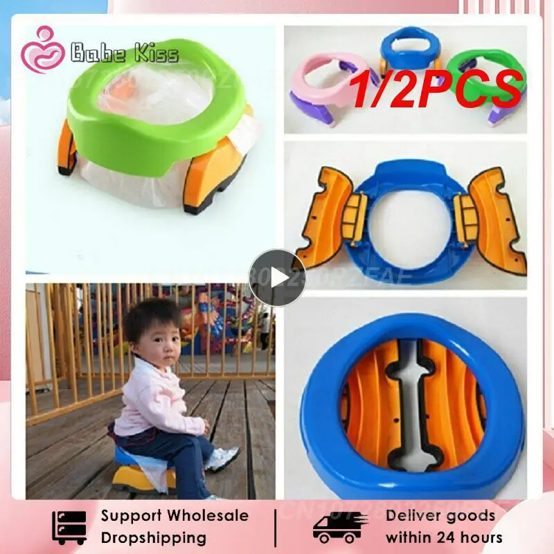 1/2PCS New Portable Baby Infant Chamber Pots Foldaway Toilet Training Seat Travel Potty Rings with urine bag For Kids Blue
1/2PCS New Portable Baby Infant Chamber Pots Foldaway Toilet Training Seat Travel Potty Rings with urine bag For Kids Blue