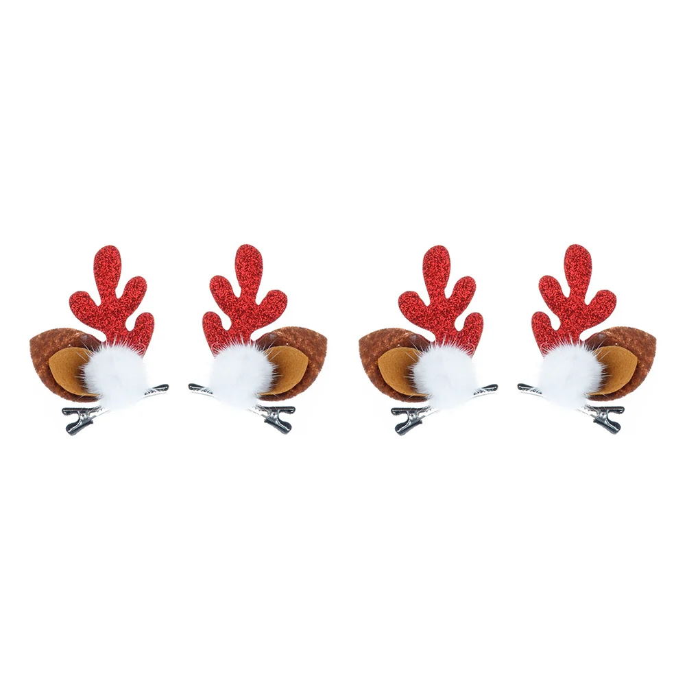 2 Pairs Christmas Antler Hair Child Clips for Girls Reindeer Flocked Plastic Party Headdress
2 Pairs Christmas Antler Hair Child Clips for Girls Reindeer Flocked Plastic Party Headdress