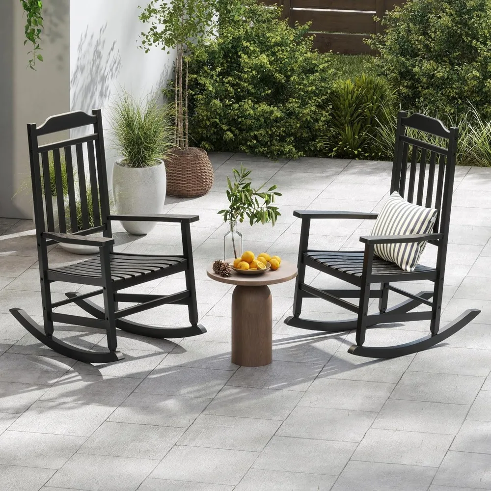 patio rocking chair outdoor set of 2,weather resistant poly resin oversized porch rocker,high back smooth design,350lb weight ca patio rocking chair outdoor set of 2,weather resistant poly resin oversized porch rocker,high back smooth design,350lb weight ca
