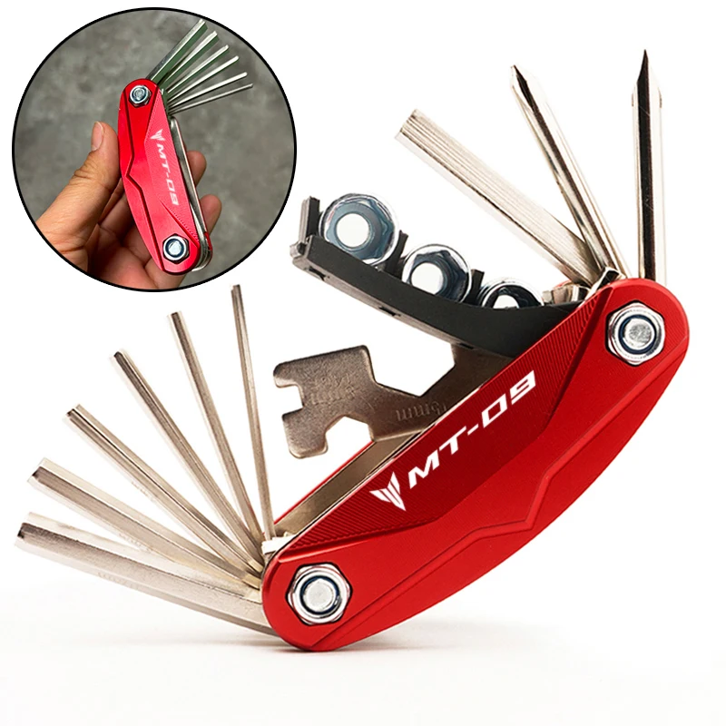 New FIT For YAMAHA MT-09 MT09 MT 09 sp-07 SP07 SP 07 2014-2024 Motorcycle Multifunction Tool Repair 16 functions Screwdriver Set
New FIT For YAMAHA MT-09 MT09 MT 09 sp-07 SP07 SP 07 2014-2024 Motorcycle Multifunction Tool Repair 16 functions Screwdriver Set