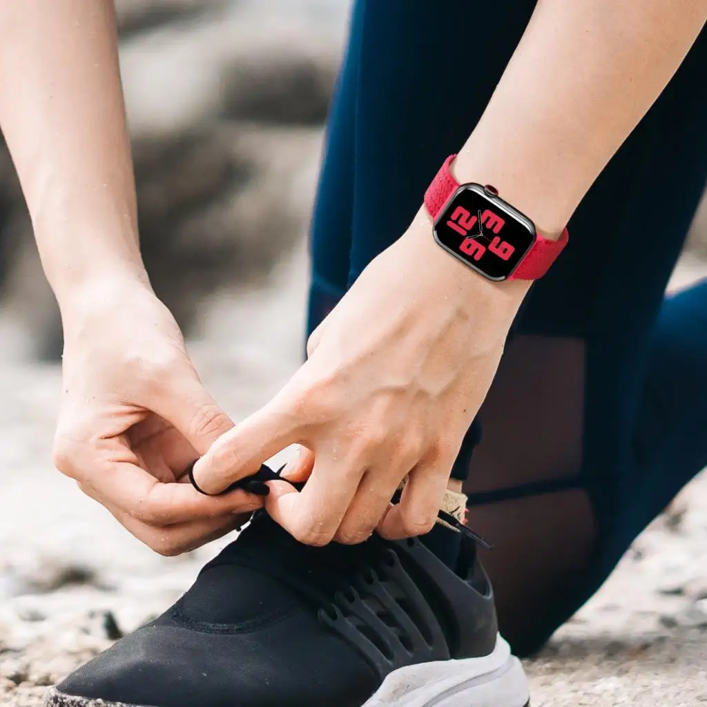 Braided Solo Loop For Apple watch band 45mm 41mm 44mm 40mm 42mm 49mm Elastic Nylon bracelet iWatch serie 3 se 6 7 8 ultra strap Braided Solo Loop For Apple watch band 45mm 41mm 44mm 40mm 42mm 49mm Elastic Nylon bracelet iWatch serie 3 se 6 7 8 ultra strap