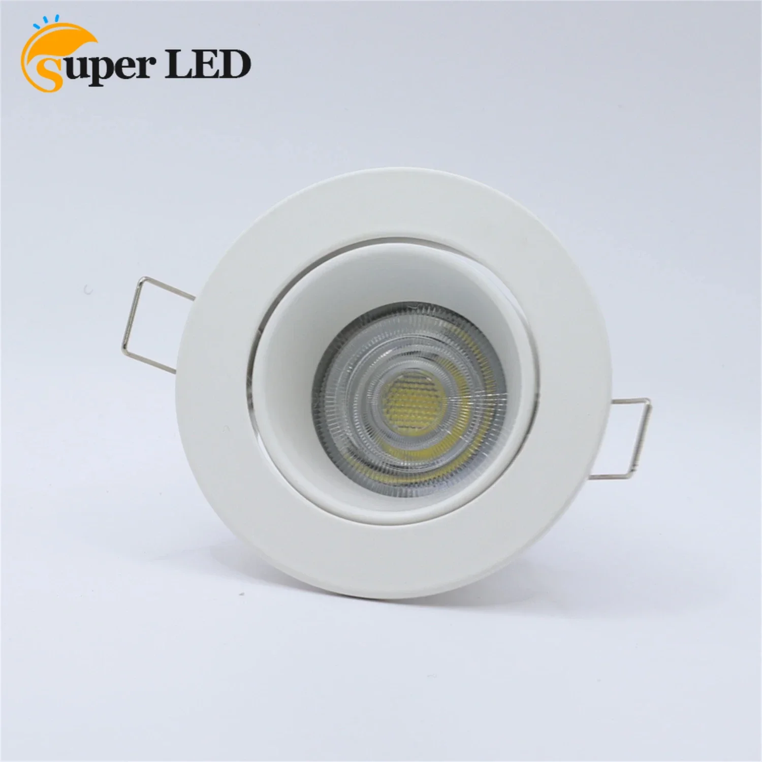 

Zinc Alloy Round GU10 Recessed Downlight LED MR16 Fitting Ceiling Spot Lights Frame Suit Dia 50mm Bulbs Lamp Socket Holder