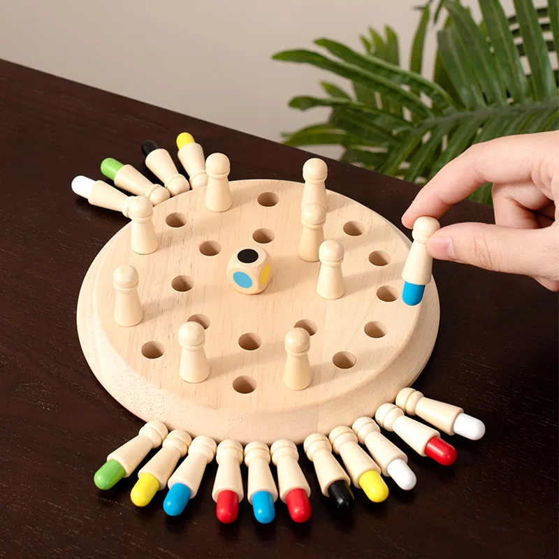 Early Education Children Wooden Multi-functional Memory Chess Exercise Baby Color Memory Cognitive Puzzle Toy Game Toy Gift
Early Education Children Wooden Multi-functional Memory Chess Exercise Baby Color Memory Cognitive Puzzle Toy Game Toy Gift