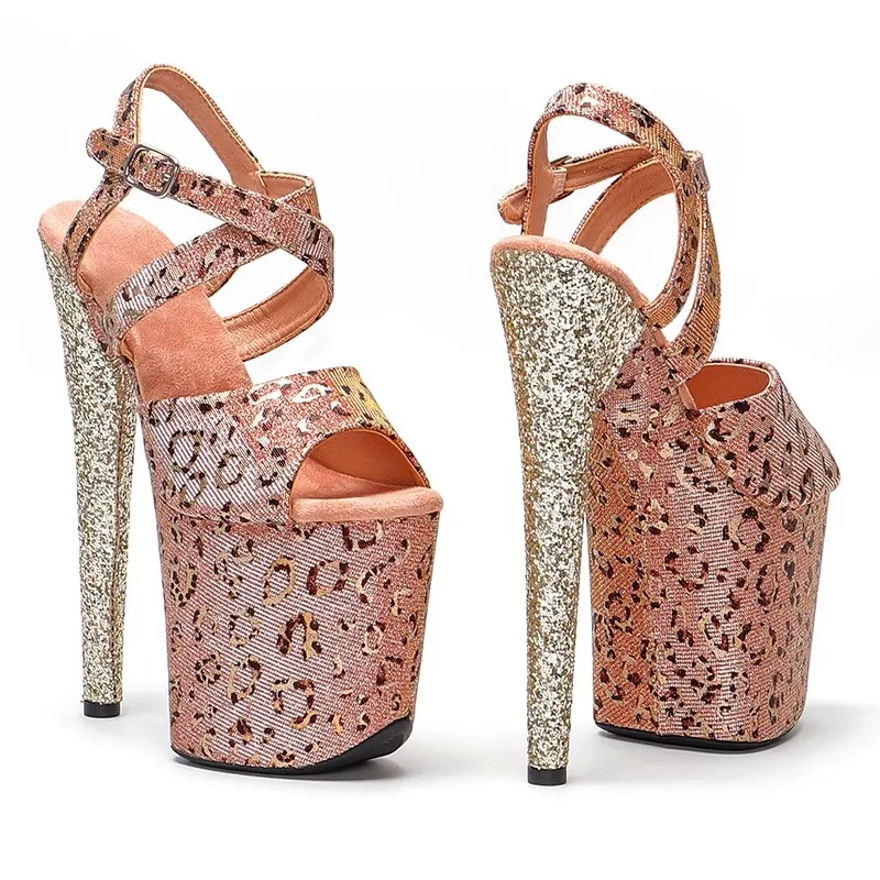 New 20cm/8inches Shiny PU Upper Electroplate Platform High Heel Sandals Sexy Model Shoes Pole Dance Shoes 225
New 20cm/8inches Shiny PU Upper Electroplate Platform High Heel Sandals Sexy Model Shoes Pole Dance Shoes 225