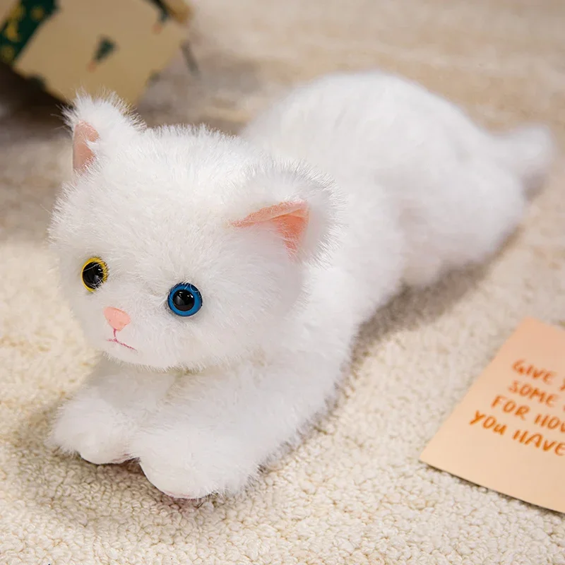 Realistic Cat Plush Toy Lifelike Soft Stuffed Kitten with Fur , Cute Gift for Pet Lovers, Home Decor, Valentine Birthday Realistic Cat Plush Toy Lifelike Soft Stuffed Kitten with Fur , Cute Gift for Pet Lovers, Home Decor, Valentine Birthday