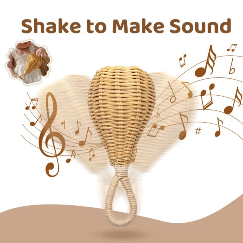 1Pc Handmade Rattan Rattles Educational Toys for Kids Crib Mobile Hand Bell Infant Sensory Toy Baby Accessories
1Pc Handmade Rattan Rattles Educational Toys for Kids Crib Mobile Hand Bell Infant Sensory Toy Baby Accessories