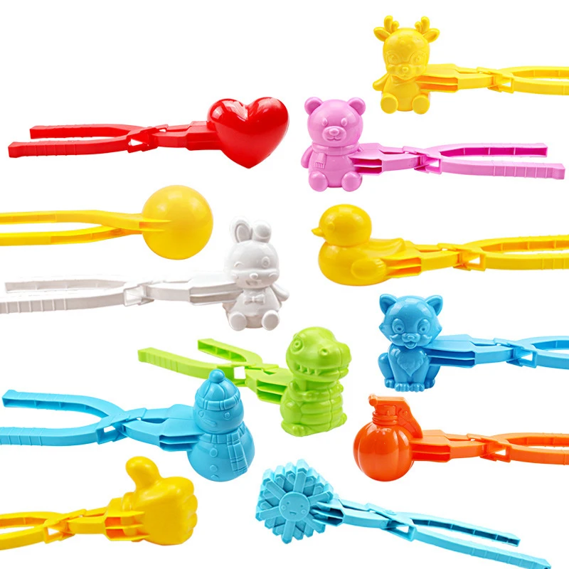 Children's Winter Outdoor Toy Snowball Maker Clip For Kids Adult Creative Heart Snowflake Duck Shape Snow Sand Mold Tool
Children's Winter Outdoor Toy Snowball Maker Clip For Kids Adult Creative Heart Snowflake Duck Shape Snow Sand Mold Tool