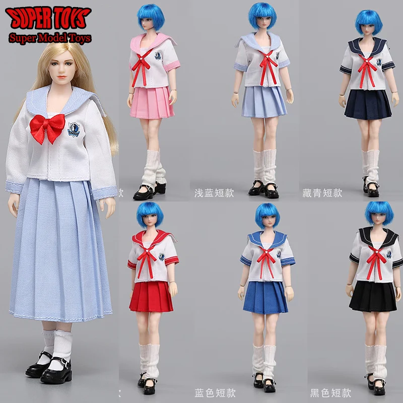 

In Stock Cdtoys Cd047 1/12 Scale Soldier Beauty Girl Sailor Suit JK School Uniform Clothes Fits 6 Inch Action Figure Body Model