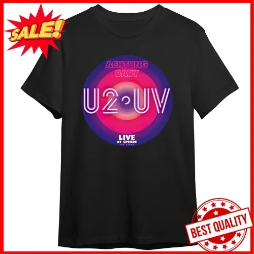 U2 UV Tee, U2 2023 Tour Las Vegas Live At сферическая футболка, U2 ультрафиолетовая Сфера
U2 UV Tee, U2 2023 Tour Las Vegas Live At сферическая футболка, U2 ультрафиолетовая Сфера