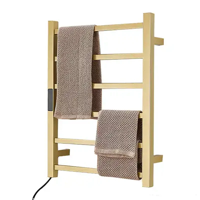 Smart Heated Towel Rail 304 Stainless Steel Wall Mounted Gold Electric Towel Rack Shelf heating Towel Warmer
Smart Heated Towel Rail 304 Stainless Steel Wall Mounted Gold Electric Towel Rack Shelf heating Towel Warmer