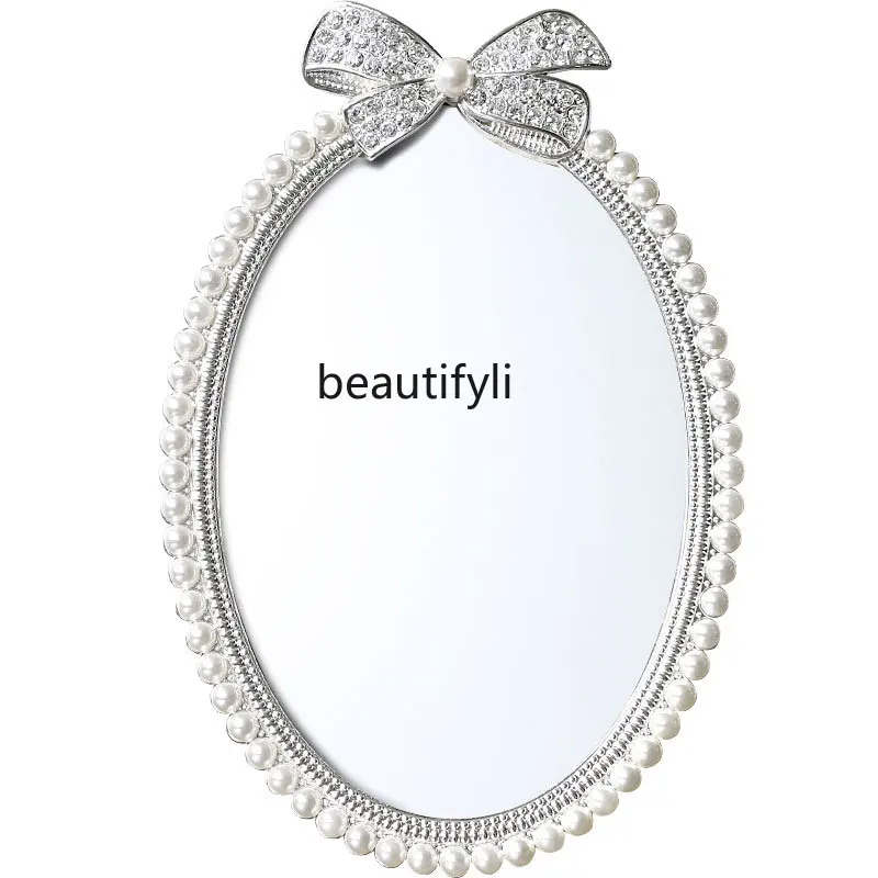zq European-Style Pearl Mirror Makeup Mirror Desktop Dormitory Students Desktop Mirror Bedroom Dressing Mirror
zq European-Style Pearl Mirror Makeup Mirror Desktop Dormitory Students Desktop Mirror Bedroom Dressing Mirror
