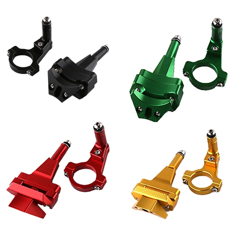 

Motorcycle CNC Aluminum Adjustable Steering Stabilizer Steering Damper Mounting Bracket For Kawasaki Ninja 400