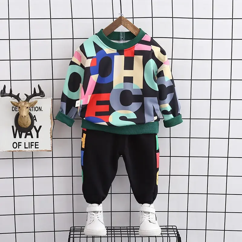 2020 Spring Children Leisure Clothes Baby Boy Girls Cartoon lstters T Shirt Pants 2Pcs/sets Kids Infant Outfit Toddler Tracksuit
2020 Spring Children Leisure Clothes Baby Boy Girls Cartoon lstters T Shirt Pants 2Pcs/sets Kids Infant Outfit Toddler Tracksuit