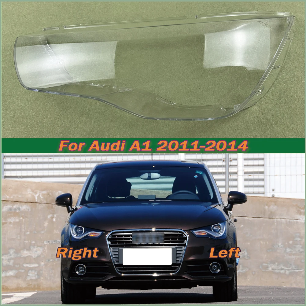 

For Audi A1 2011-2014 Front Headlamp Lamp Cover Transparent Headlight Shell Lens Plexiglass Replace The Original Lampshade