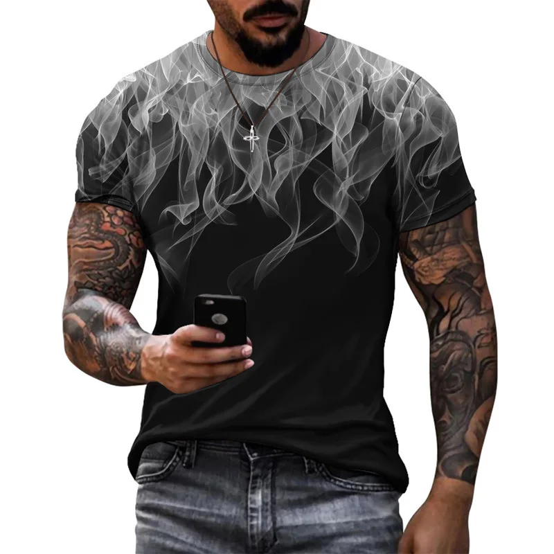 Summer Fashion Personality Flame graphic t shirts For Men Casual Hip Hop Harajuku Sports Tees 3D Leisure Print Short Sleeve Tops
Summer Fashion Personality Flame graphic t shirts For Men Casual Hip Hop Harajuku Sports Tees 3D Leisure Print Short Sleeve Tops