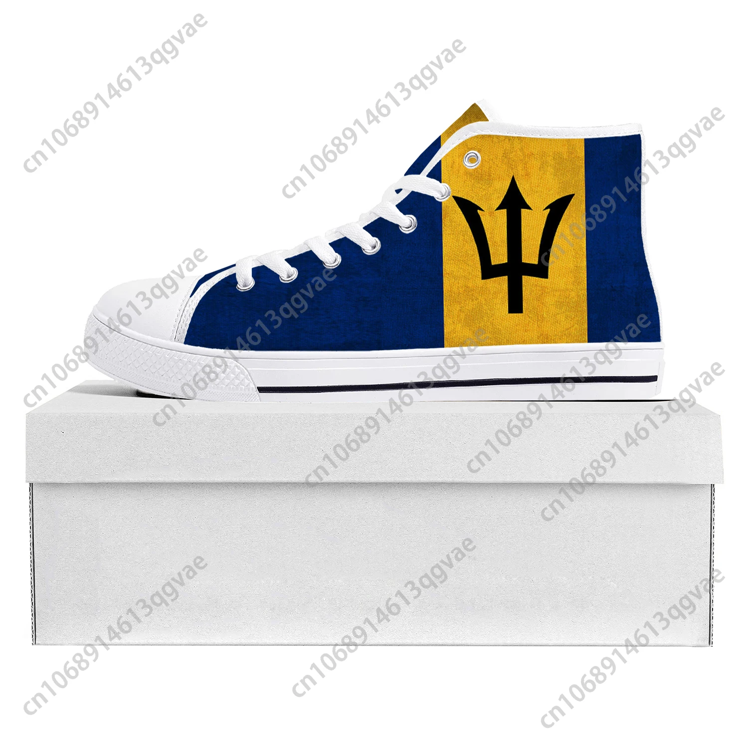 Barbados Flag High Top High Quality Sneakers Mens Womens Teenager Canvas Sneaker Barbados Casual Couple Shoes Custom Shoe
Barbados Flag High Top High Quality Sneakers Mens Womens Teenager Canvas Sneaker Barbados Casual Couple Shoes Custom Shoe
