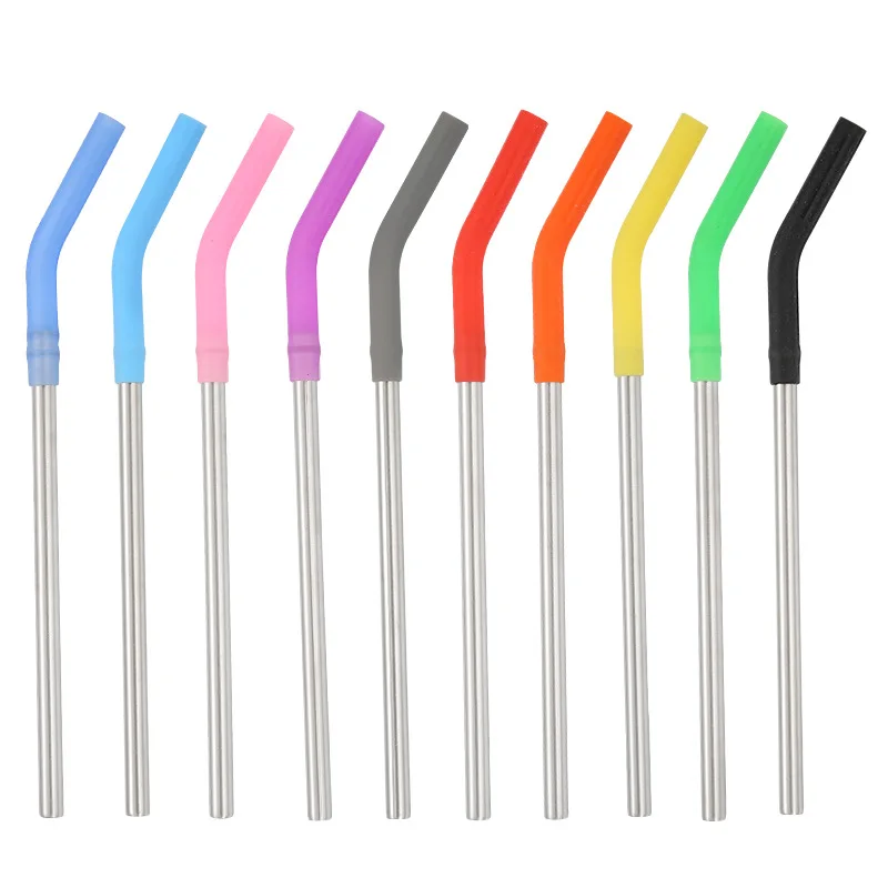 3PCS Stainless Steel Straws With Silicone Tips High Temperature Resistance Straight Bent Drinking Straws For Beverage
3PCS Stainless Steel Straws With Silicone Tips High Temperature Resistance Straight Bent Drinking Straws For Beverage