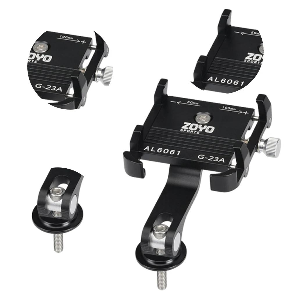 Bike Phone Mount Phone Stand Bracket 90 Degree Rotating Bicycle Phone Clip Aluminum Alloy Bicycle Phone Holder for MTB Road Bike Bike Phone Mount Phone Stand Bracket 90 Degree Rotating Bicycle Phone Clip Aluminum Alloy Bicycle Phone Holder for MTB Road Bike