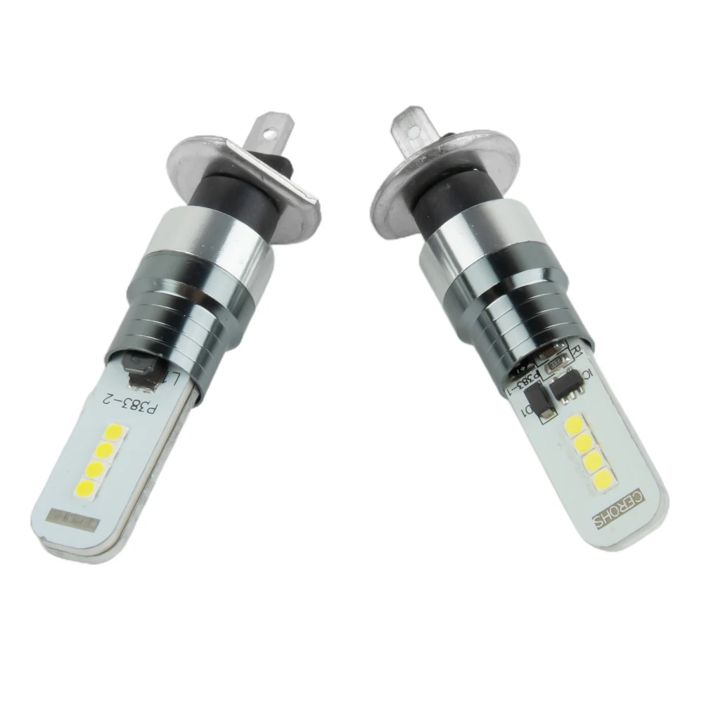 Super Bright H1 LED Headlight Bulbs Conversion Kit HiLo Beam 55W 8000LM 6000K with Automotive Circuit Protection
Super Bright H1 LED Headlight Bulbs Conversion Kit HiLo Beam 55W 8000LM 6000K with Automotive Circuit Protection