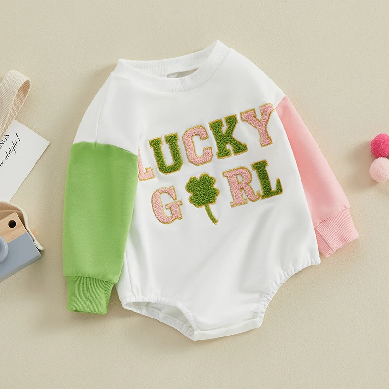 Newborn Baby Girl Clothes Letter Print Oversized Sweatshirt Romper Long Sleeve Bubble Bodysuit Fall Outfits
Newborn Baby Girl Clothes Letter Print Oversized Sweatshirt Romper Long Sleeve Bubble Bodysuit Fall Outfits