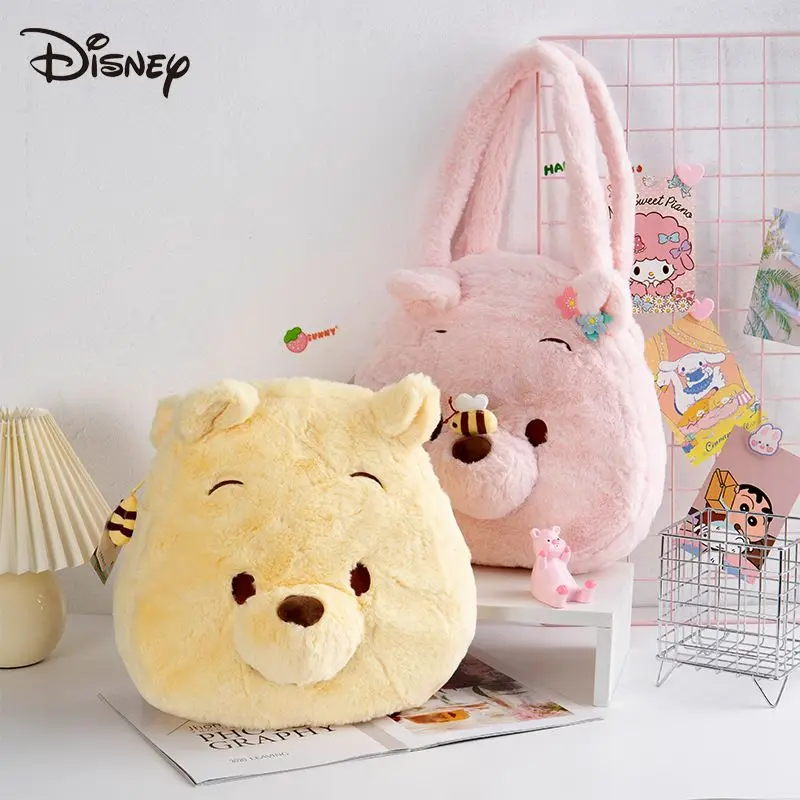 Disney Winnie the Pooth Cartoon Cute Portable Plush Large Capacity Shoulder Bag Mochilas Para Niñas anime accessories
Disney Winnie the Pooth Cartoon Cute Portable Plush Large Capacity Shoulder Bag Mochilas Para Niñas anime accessories