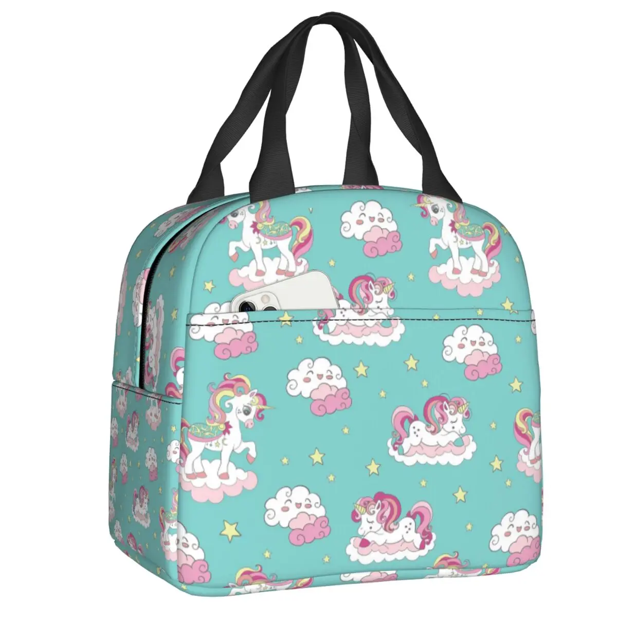 Custom Dreaming Unicorns Lunch Bag Men Women Cooler Warm Insulated Lunch Boxes for Children School
Custom Dreaming Unicorns Lunch Bag Men Women Cooler Warm Insulated Lunch Boxes for Children School