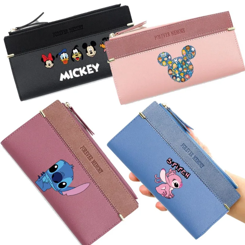 Disney Mickey Mouse Long Purses Cute Anime Zipper Clutch Wallets PU Leather Large Capacity Multi-card Slot Purses For Women 2024
Disney Mickey Mouse Long Purses Cute Anime Zipper Clutch Wallets PU Leather Large Capacity Multi-card Slot Purses For Women 2024