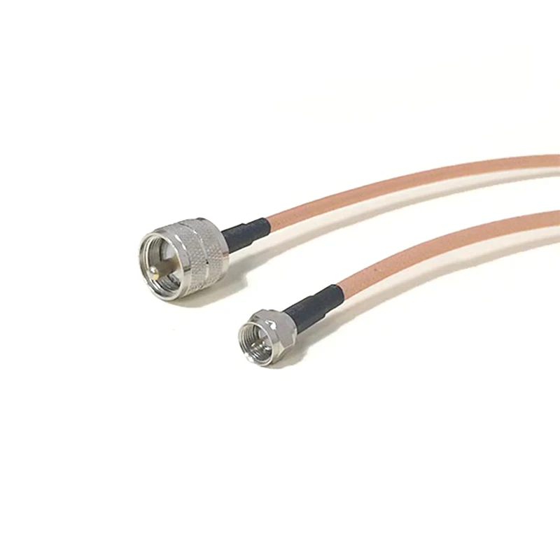 High-Quality Low-Loss UHF Plug PL259 Female SO239 To F Male Pigtail Cable RG142 50CM/100CM Adapter
High-Quality Low-Loss UHF Plug PL259 Female SO239 To F Male Pigtail Cable RG142 50CM/100CM Adapter