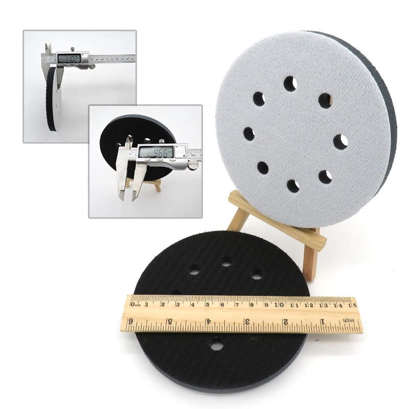 1 Pack 125mm 8-Hole Protective Pad Soft Sponge Interface Pad Hook & Loop Sanding Pads Backing Plate Sander Polishing Grinding
1 Pack 125mm 8-Hole Protective Pad Soft Sponge Interface Pad Hook & Loop Sanding Pads Backing Plate Sander Polishing Grinding